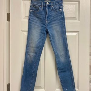 Madewell 10” High Rise Skinny Crop (Sz 25)